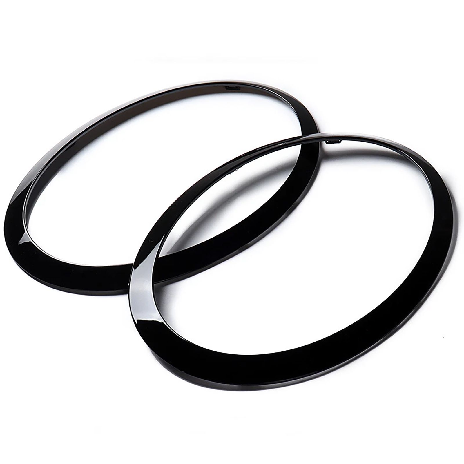Anneaux de phares, noir brillant, pour Mini Cooper F55 / F56 / F57 (2014–2018)