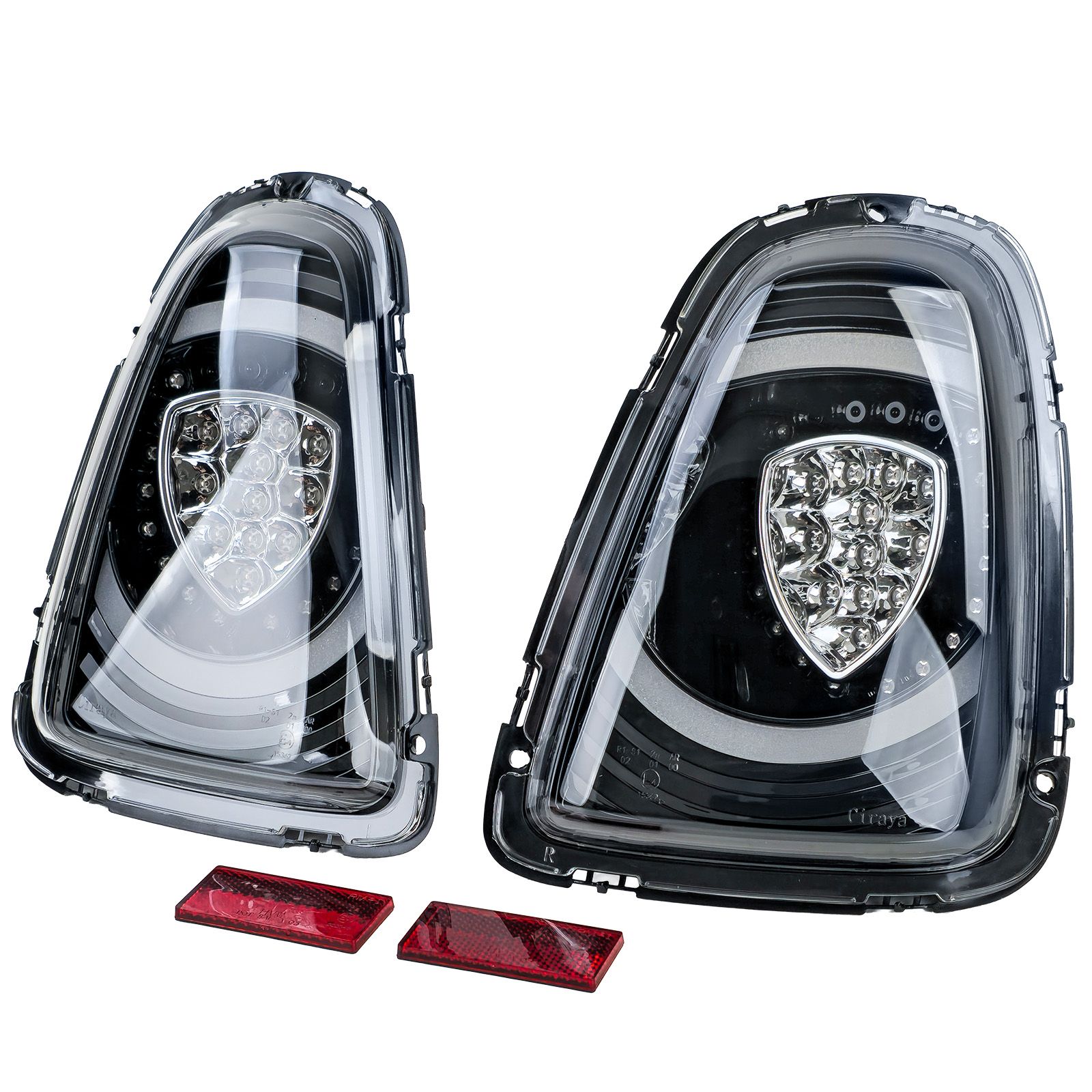 Feux arrière à LED noirs au Edition Black pour Mini One Cooper R56 2010-2014