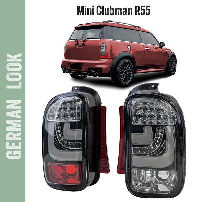 Feu arrière LED Édition Noir fumé compatible avec Mini Clubman R55 2010-2014