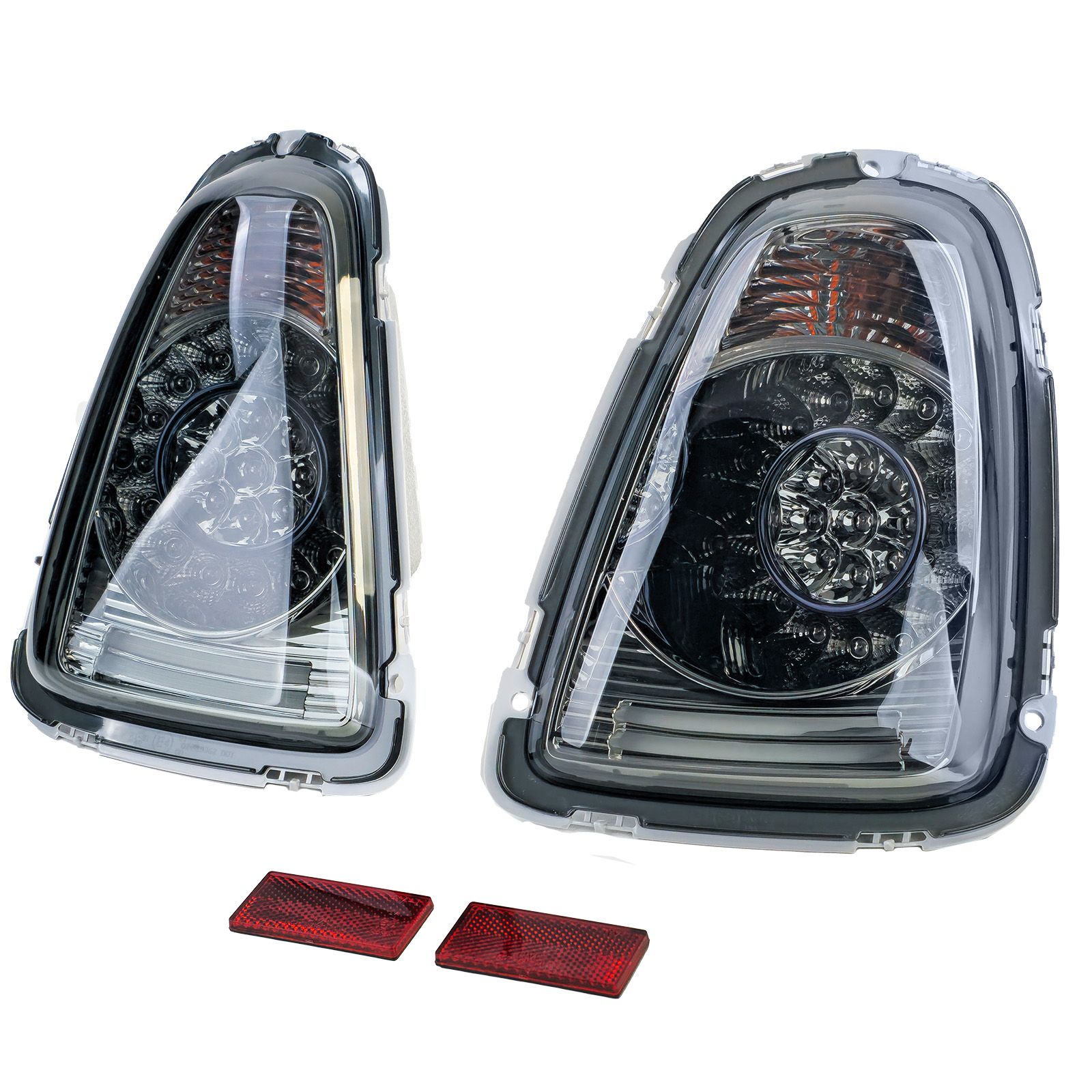 Feux arrière à LED en verre transparent noir fumé pour Mini One Cooper R56 2006-2010