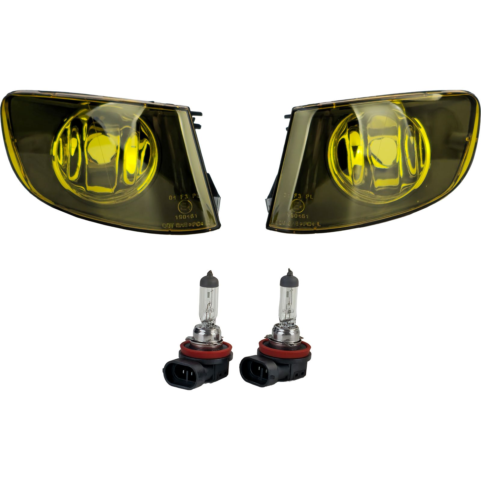 Phares antibrouillard jaunes pour BMW Série 3 E92 E93 Coupé et Cabriolet