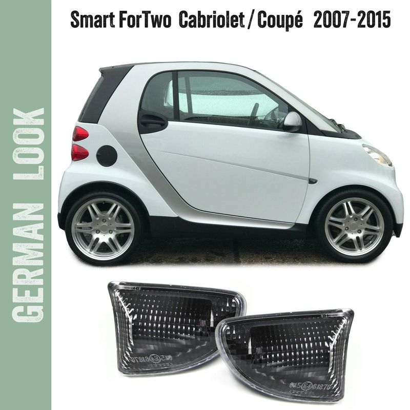 Clignotants latéraux droit et gauche pour Smart ForTwo Cabrio Coupé 451 2007-2015