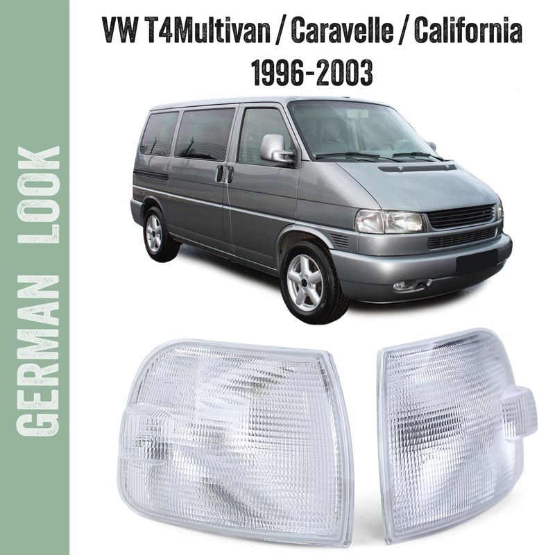 Piscas / indicadores brancos para VW T4 GP Multivan Caravelle 96-03