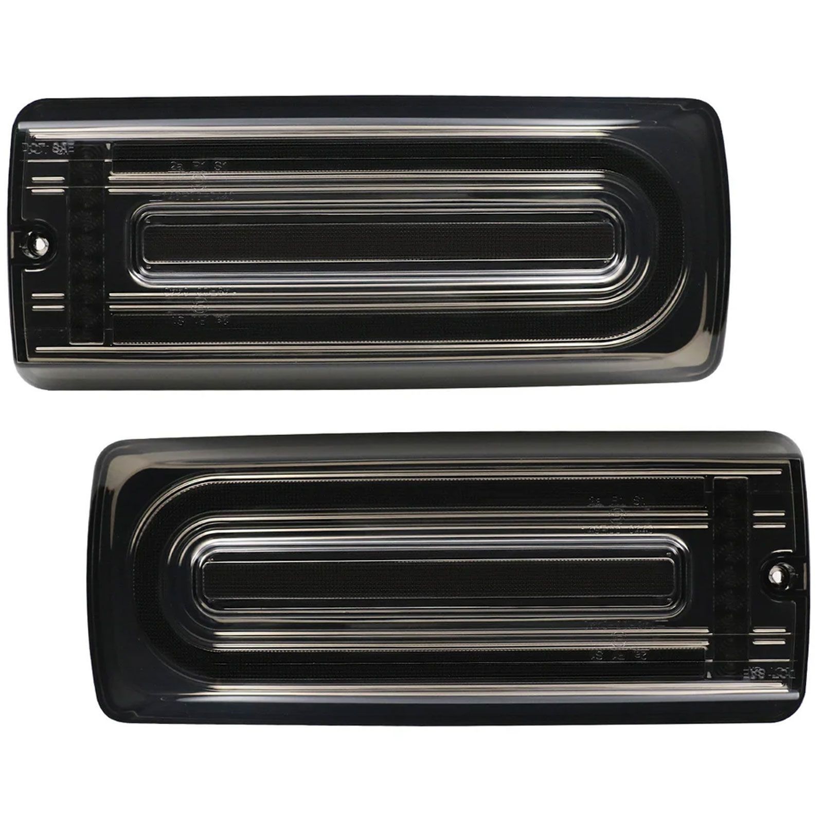 Feux arrière à LED fumés noir améliorés pour Mercedes Classe G W463