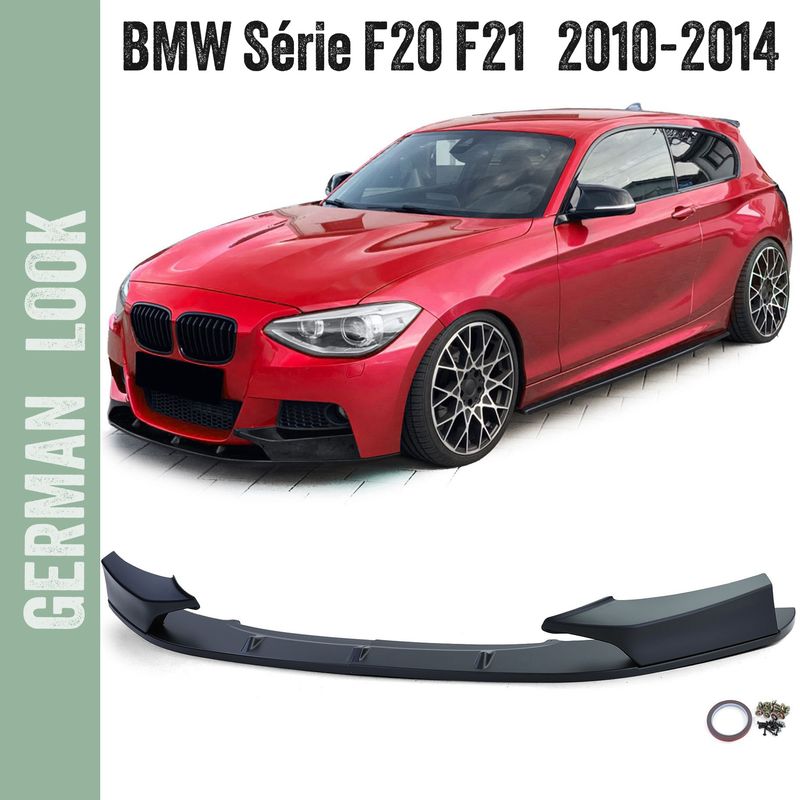 Lame avant Performance pour BMW Série 1 F20 F21 2010-2015 noir mat