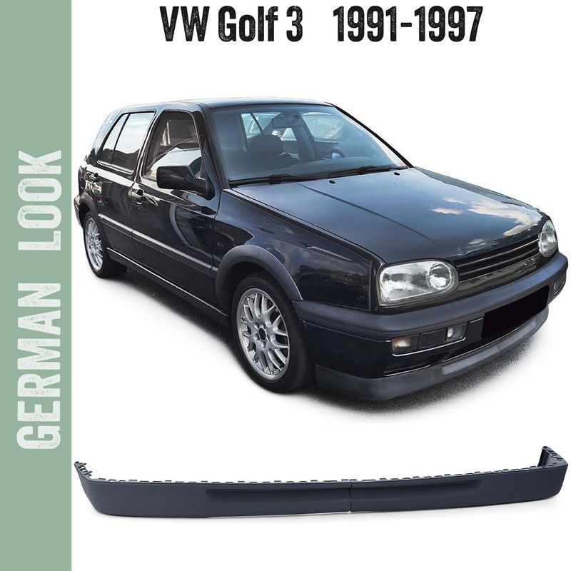 Lèvre / spoiler / Splitter / lame de pare choc avant pour  Golf 3 1991 - 1997