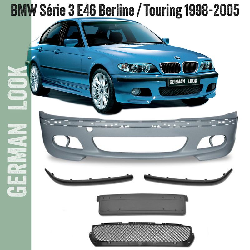Pare-chocs avant Pack M M2 pour BMW Série 3 E46 1998-2005 Pare-chocs avant Pack M M2 pour BMW Série 3 E46 1998-2005