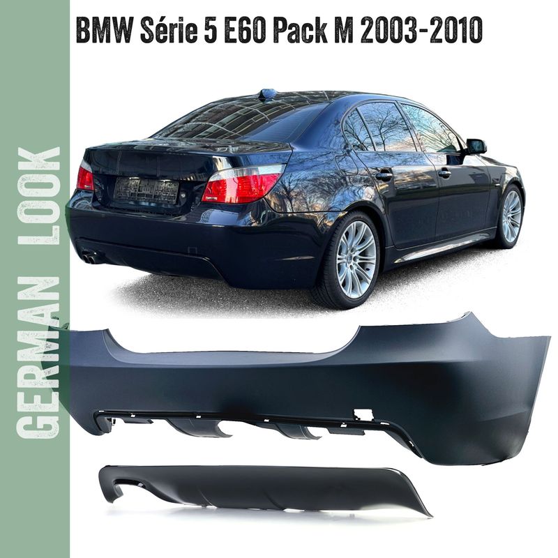 Pare-chocs arrière Pack M pour BMW Série 5 E60 Berline 2003-2010