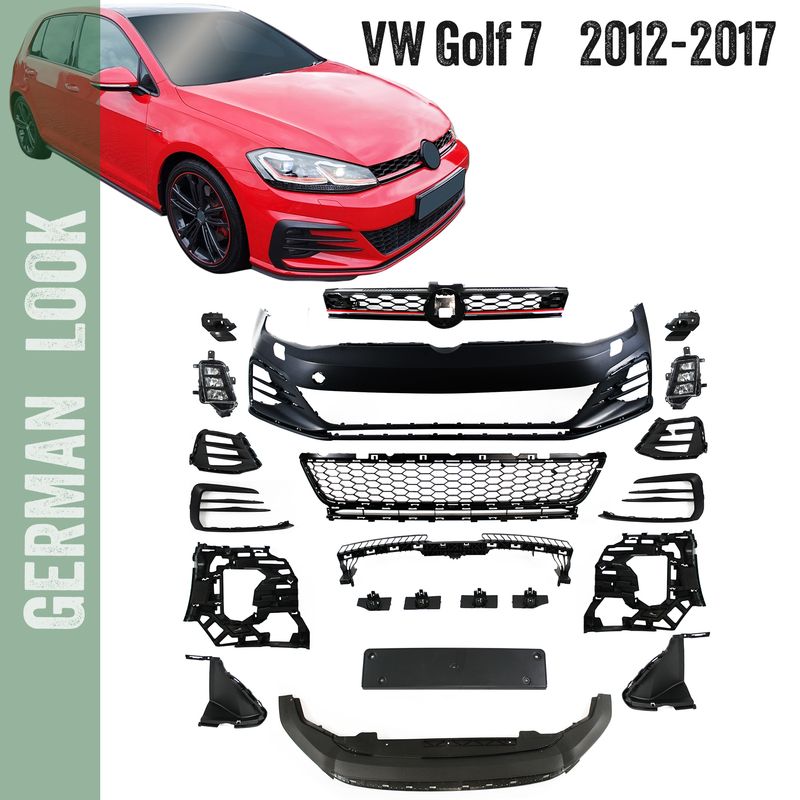 Pare-chocs avant GTI pour Volkswagen Golf 7 2012-2017