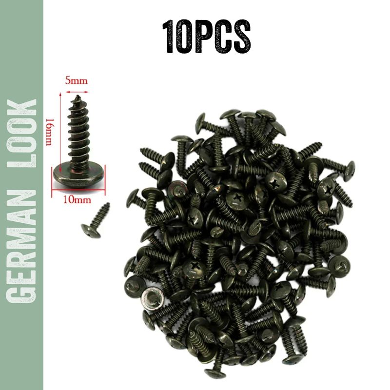 Vis autotaraudeuses en métal pour voiture antirouille M5 - 10pcs