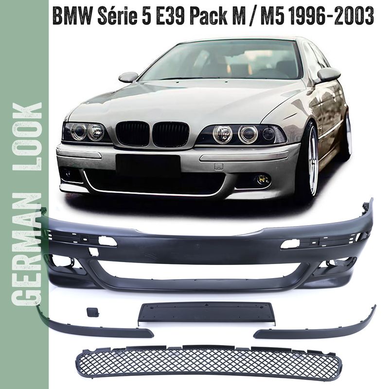 are-chocs avant Pack M / M5 Performance avec Support de Plaque pour BMW Série 5 E39 (1995 – 2003)