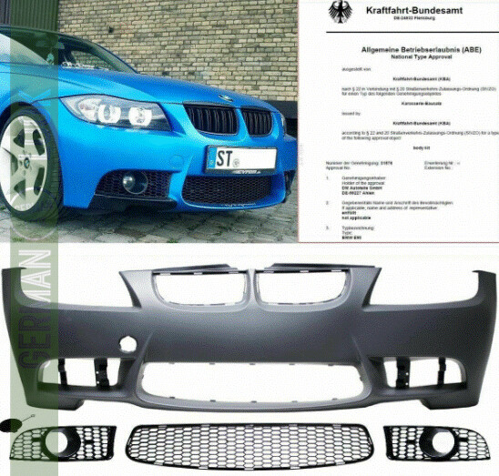 Pára-choques dianteiro M3 para BMW Série 3 E90 E91 sedan touring 2005-2008