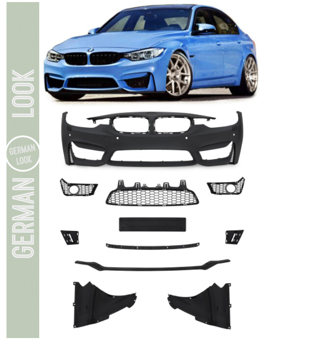 Pare-Chocs Avant Look Pack M3 EVO Performance BMW Série 3 F30 F31 2011-2019