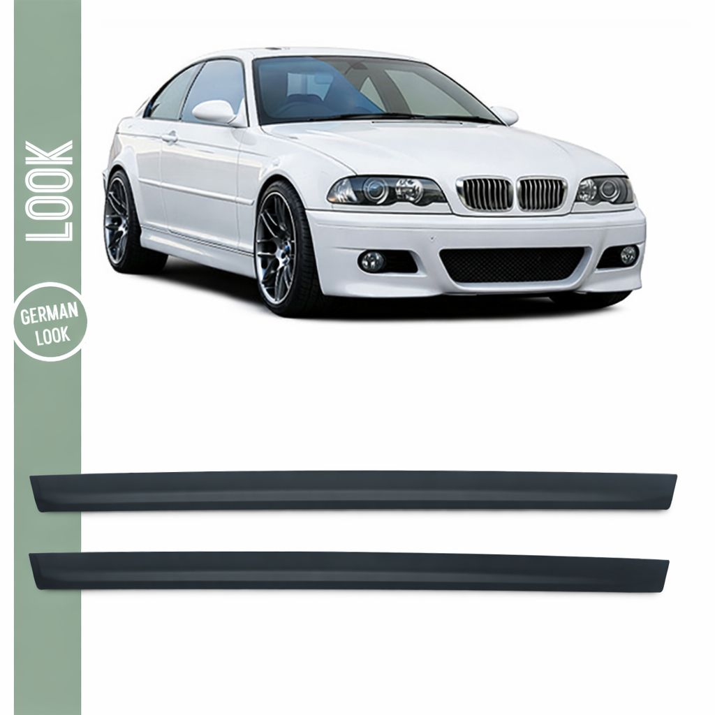 Bas de caisse BMW Série 3 E46 Look Pack M – Coupé & Cabriolet 1998-2005 ABS prêt à peindre
