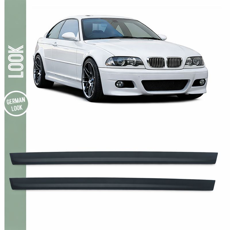 Bas de caisse BMW Série 3 E46 Look Pack M – Coupé & Cabriolet 1998-2005 ABS prêt à peindre