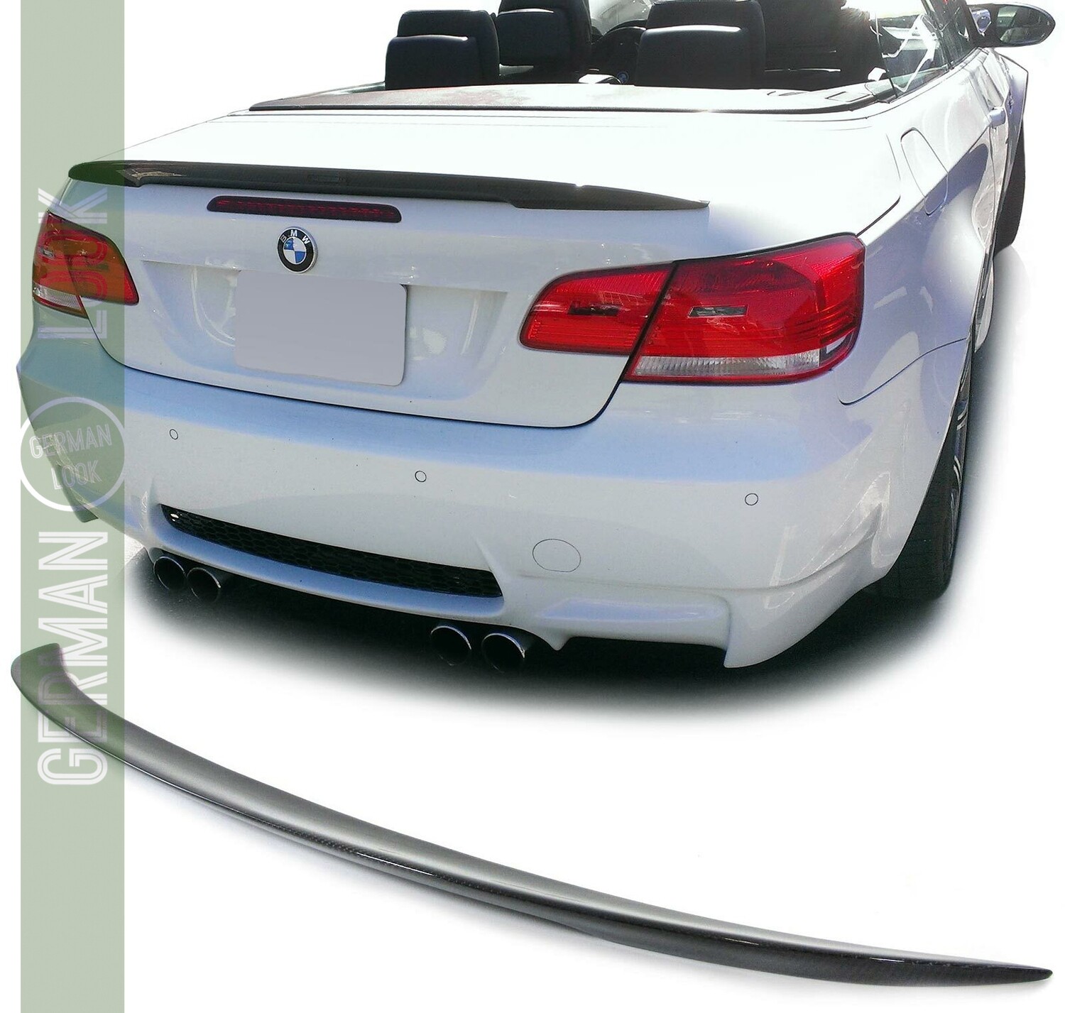 Spoiler traseiro em carbono para BMW Série 3 E93 2007-2010