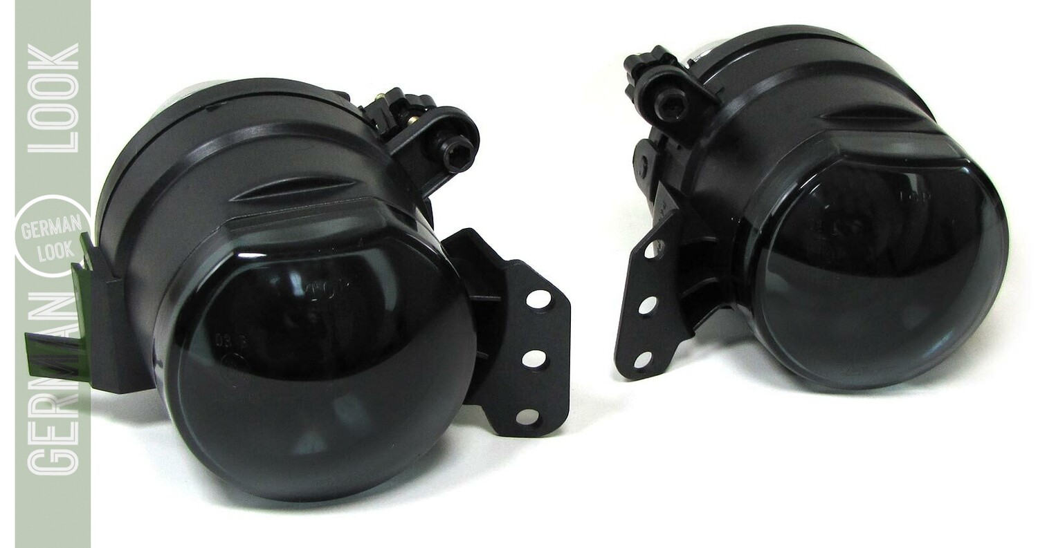 Paire de feux antibrouillard noir fumé BMW Série 3 E90 E91 (2005-2008) – Look sport