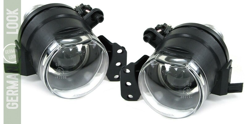 Par de faróis de nevoeiro cromados para BMW Série 3 E90 E91 a partir de 2005