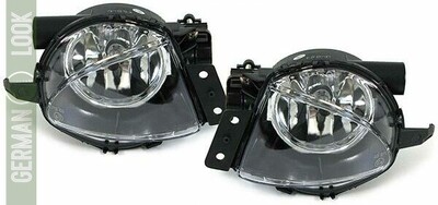 Par de faróis de nevoeiro em vidro para BMW E90 Sedan E91 Touring 2005 - 2008