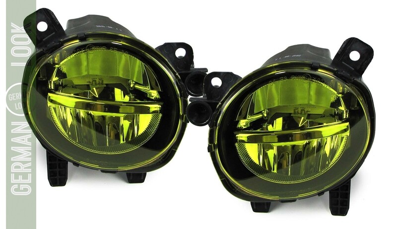 Paire de feux antibrouillard à LED jaune BMW Série 1 F20 F21 / Série 3 F30 / Série 4 F32