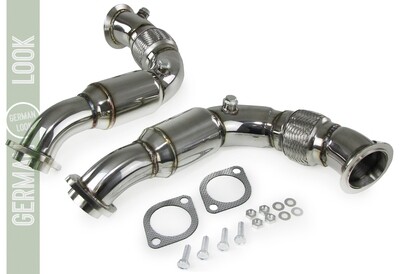 Downpipe en inox para BMW X5 E70 X6 E71 Série 5 F10 Série 7 F01 4.4l V8