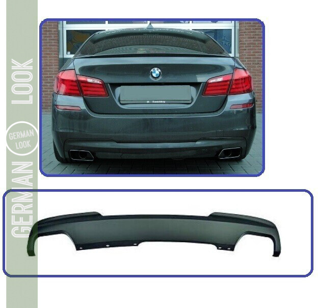 Sport Look Pack M Difusor de Pára-choques Traseiro para BMW Série 5 F10 F11