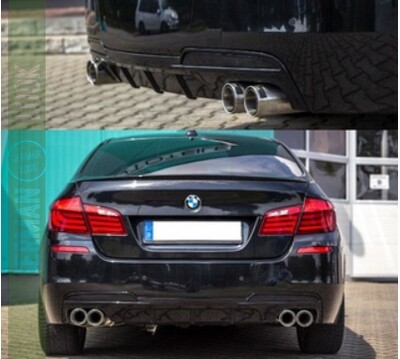 Difusor do para-choques traseiro Sport Look Pack M para BMW Série 5 F10 F11