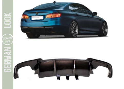 Difusor de para-choque traseiro em carbono Look M5 para BMW Série 5 F10 F11
