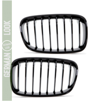 Calandre noir brillant BMW Série 1 F20 F21 2011-2015 Look Shadowline