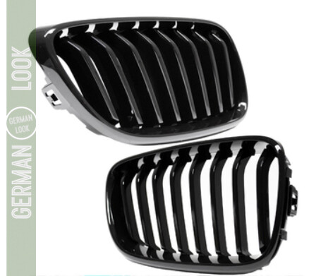 Calandre BMW Série 2 F22 F23 Noir Brillant – Look Sport OEM Shadow Line