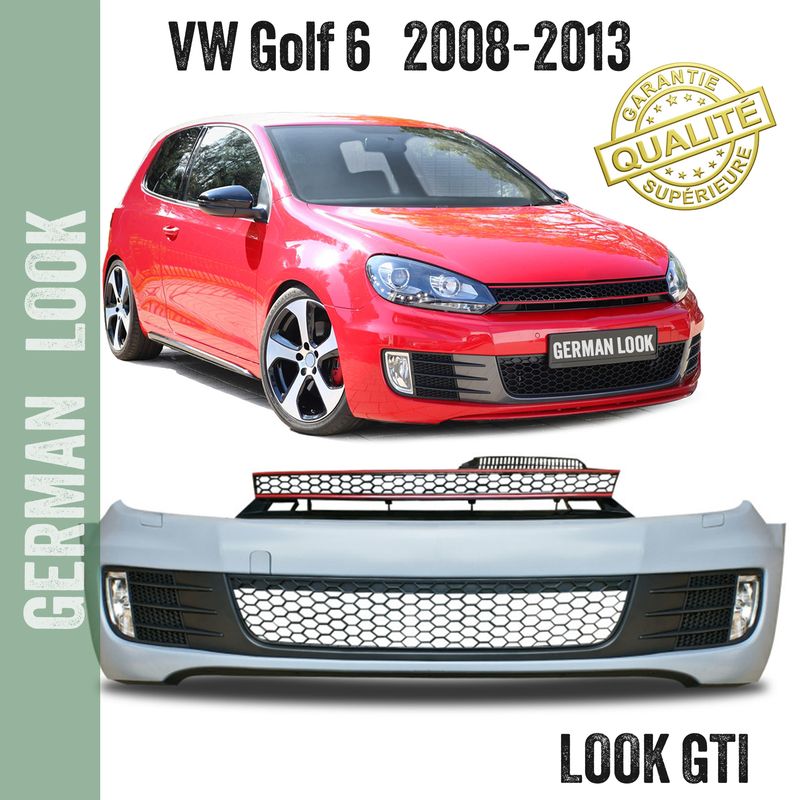 Pare chocs avant Look GTI pour Volkswagen Golf 6 Pare chocs avant Look GTI pour Volkswagen Golf 6