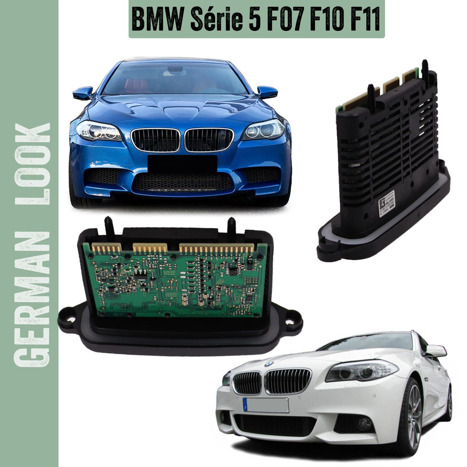 Módulo de controle ECU / Cassete OEM 63117316217 para BMW SÉRIE 5 F07 F10 F11