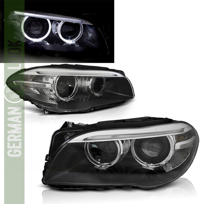 2 Faróis Bi-Xenon para BMW Série 5 F10 F11 LED Fase 2 de 2014 a 2017