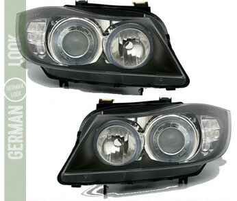 Paire de phares Angel Eyes BMW Série 3 E91 2005-2008 – Look Pack M Performance LED