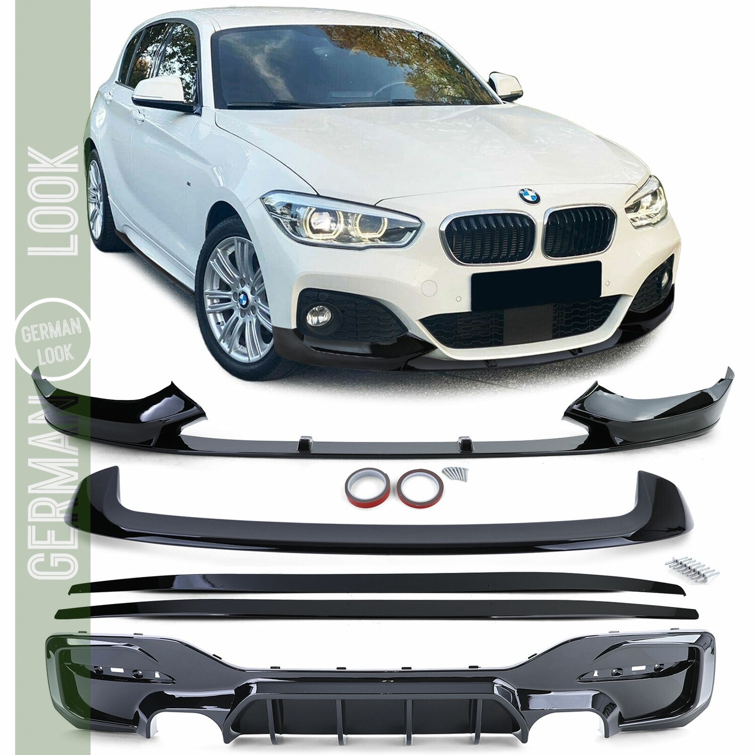 Kit de carrosserie look M Performance BMW Série 1 F20 F21 2015-2019