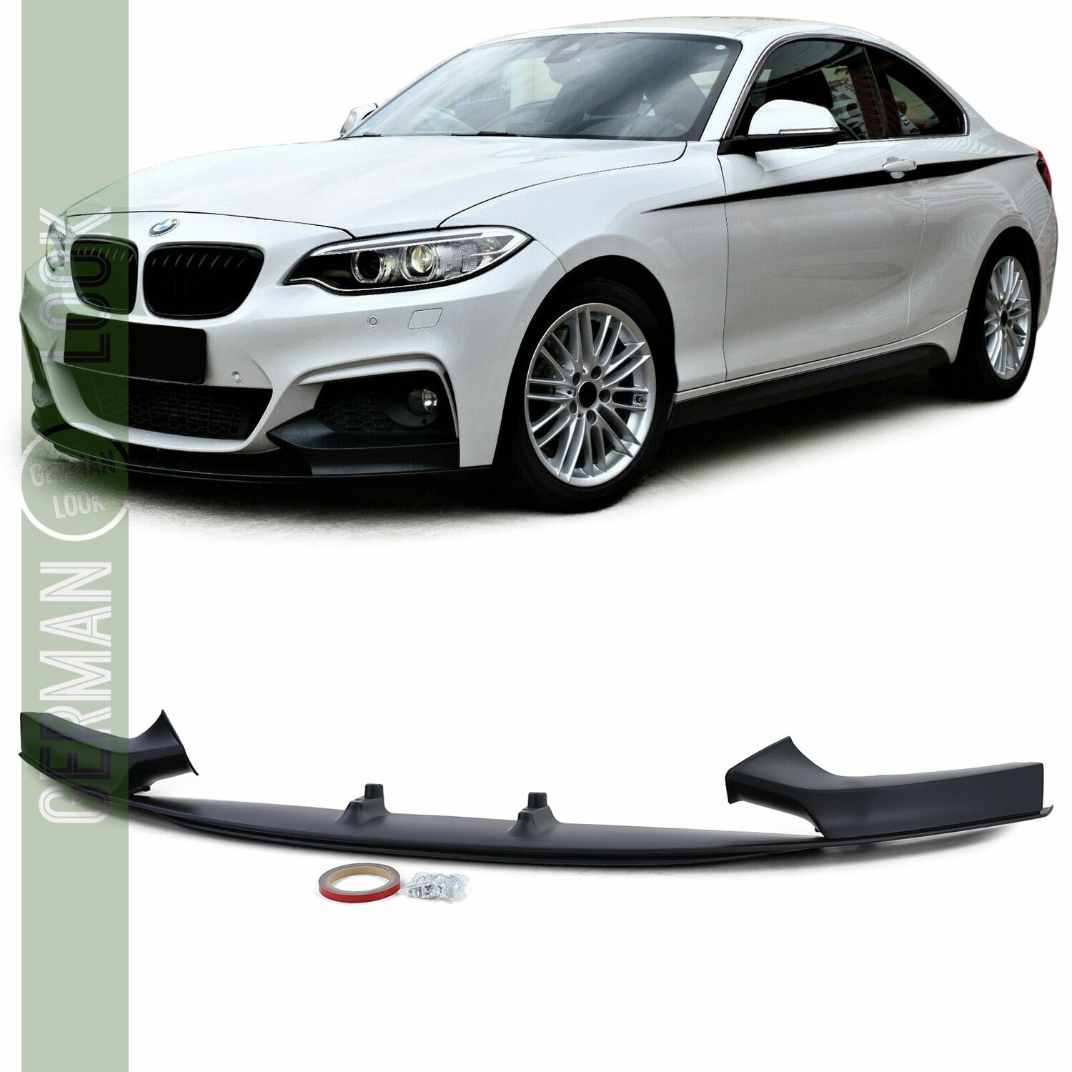 Diffuseur arrière BMW Série 2 F22 F23 Look 35i Noir Mat – Double Sortie M Performance Diffuseur arrière BMW Série 2 F22 F23 Look 35i Noir Mat – Double Sortie M Performance