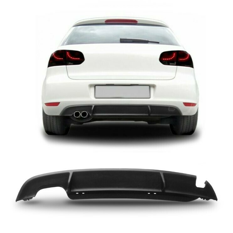 Diffuseur / spoiler / rajout de pare choc arrière Look GTI pour VW Golf 6