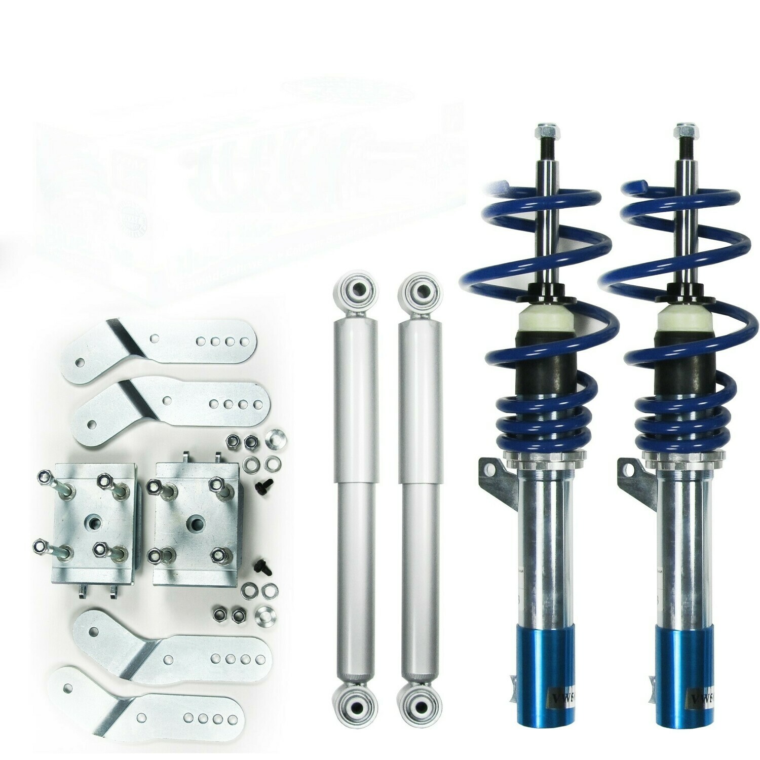 Combinés filetés / Coilovers BlueLine pour Volkswagen Caddy 3 à partir de 2004 Combinés filetés / Coilovers BlueLine pour Volkswagen Caddy 3 à partir de 2004