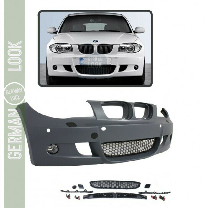 Pare-chocs avant style Pack M BMW Série 1 E81 E87 phase 1 (2004-2007)