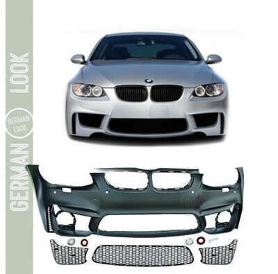 Pare-chocs avant Look M4 BMW Série 3 E92 E93 LCI 2009-2013 – Version Sport sans antibrouillards