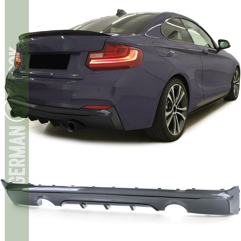 Diffuseur arrière BMW Série 2 F22 F23 (2013-2021) – Look M Performance Pack M