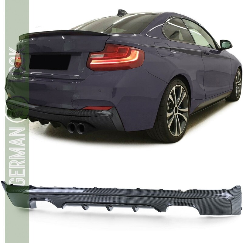 Diffuseur arrière BMW Série 2 F22 F23 (2013-2021) – Look M Performance Pack M