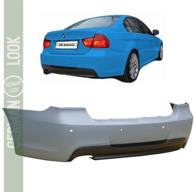 Pára-choques traseiro Pack M para BMW Série 3 E90 2005-2011 com PDC