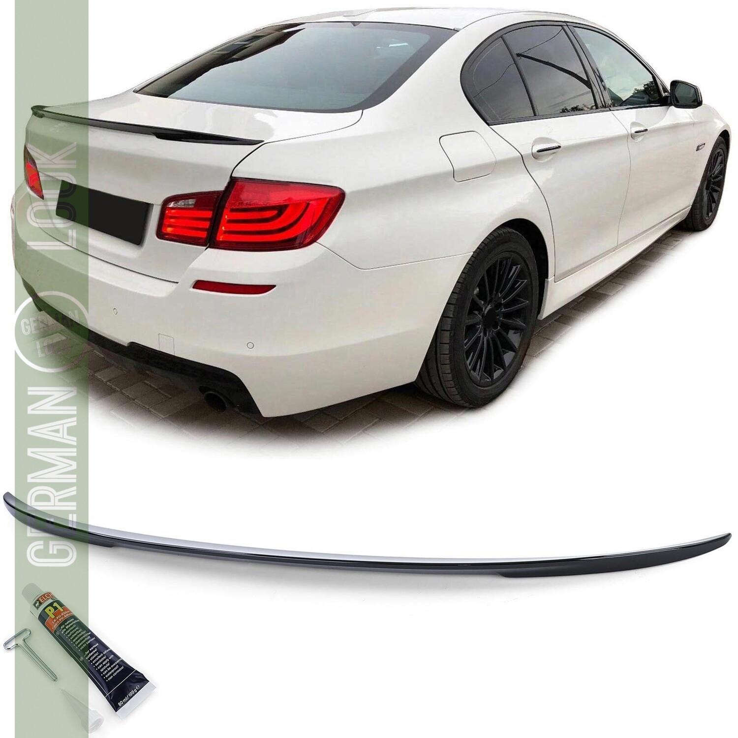 Becquet aileron BMW Série 5 F10 F18 (2010-2018) Look Pack M – Spoiler coffre sport universel