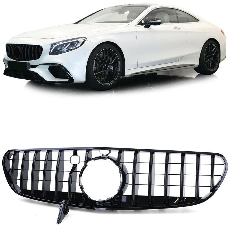 Calandre / Grille Look AMG pour Mercedes Classe S S63 C217 A217 à partir de 2017 Calandre / Grille Look AMG pour Mercedes Classe S S63 C217 A217 à partir de 2017