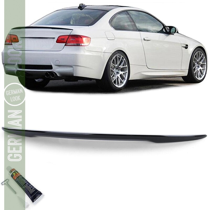 Spoiler de mala para BMW Série 3 E92 Coupé 2006-2013 - Preto Brilhante