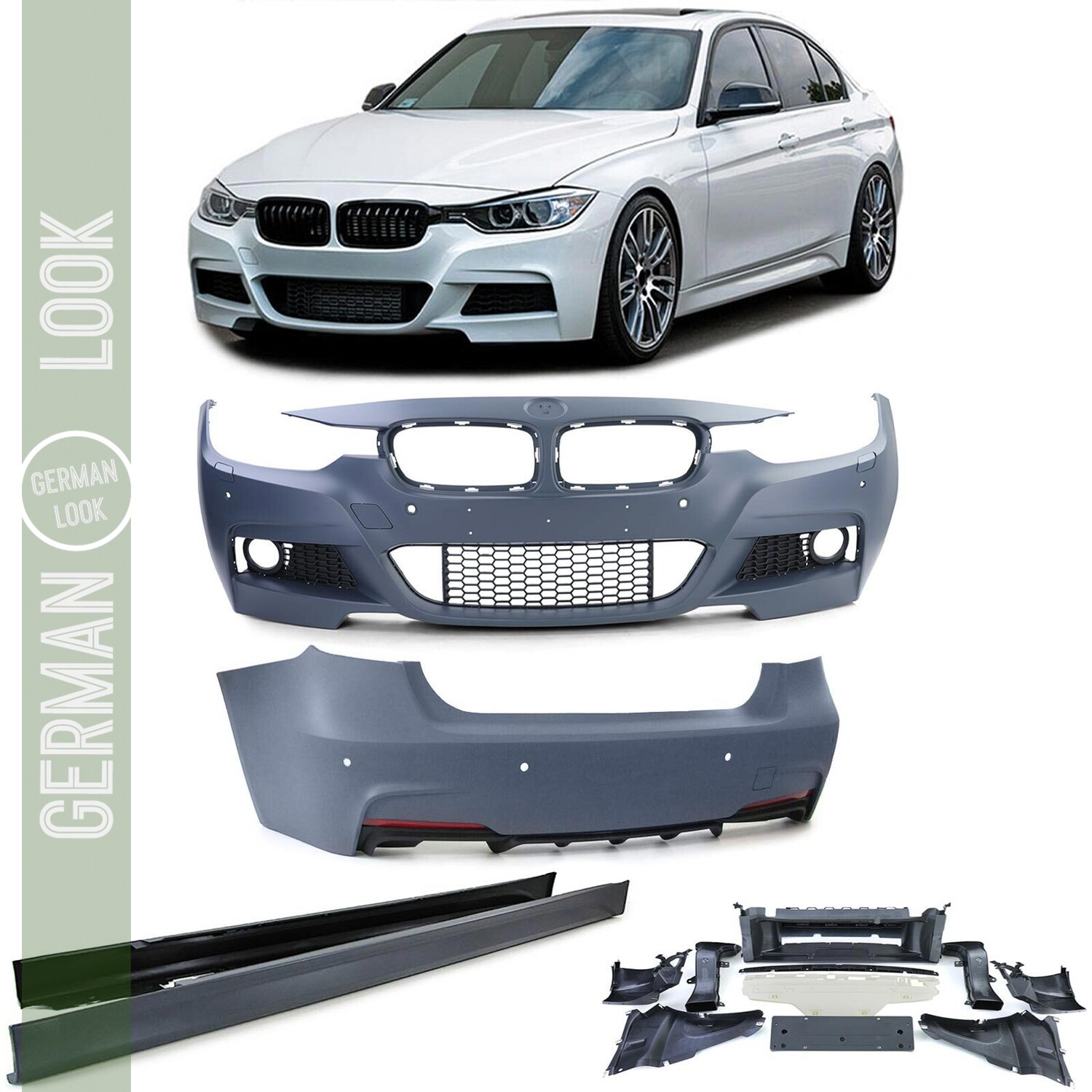 Bodykit BMW Série 3 F30 (2011-2015) – Kit carrosserie complet Pack M Performance