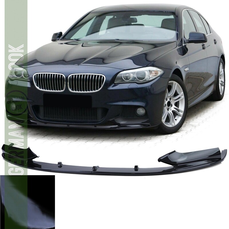 Lame de Pare-chocs Avant BMW F10 F11 (2010-2013) – Noir Brillant Look M Performance