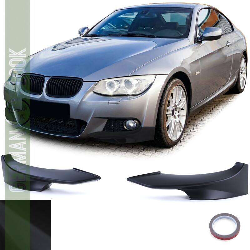 Déflecteur avant BMW Série 3 E92 E93 2010-2013 – Noir mat look M Performance LCI