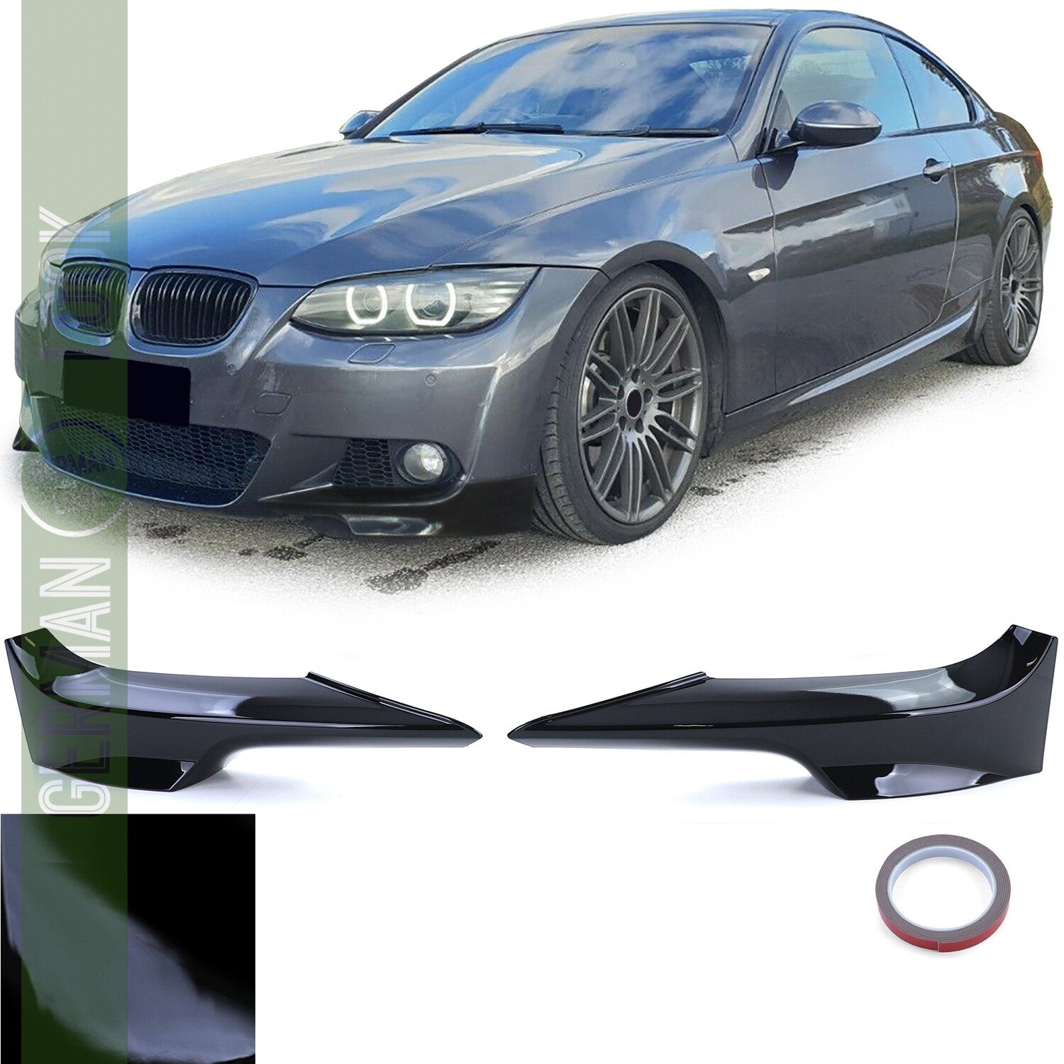Defletor Performance BMW Série 3 E92 E93 2006-2010 - Preto Brilhante